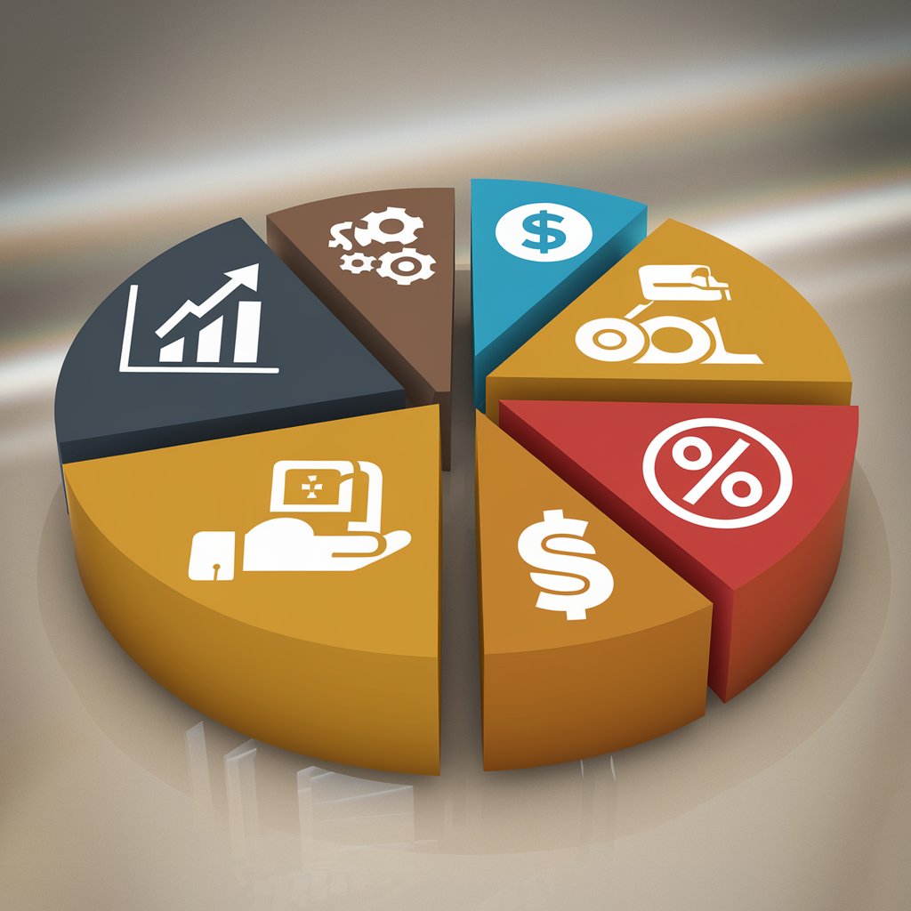  A visual representation of a diversified investment portfolio, perhaps with pie charts or a variety of investment icons.